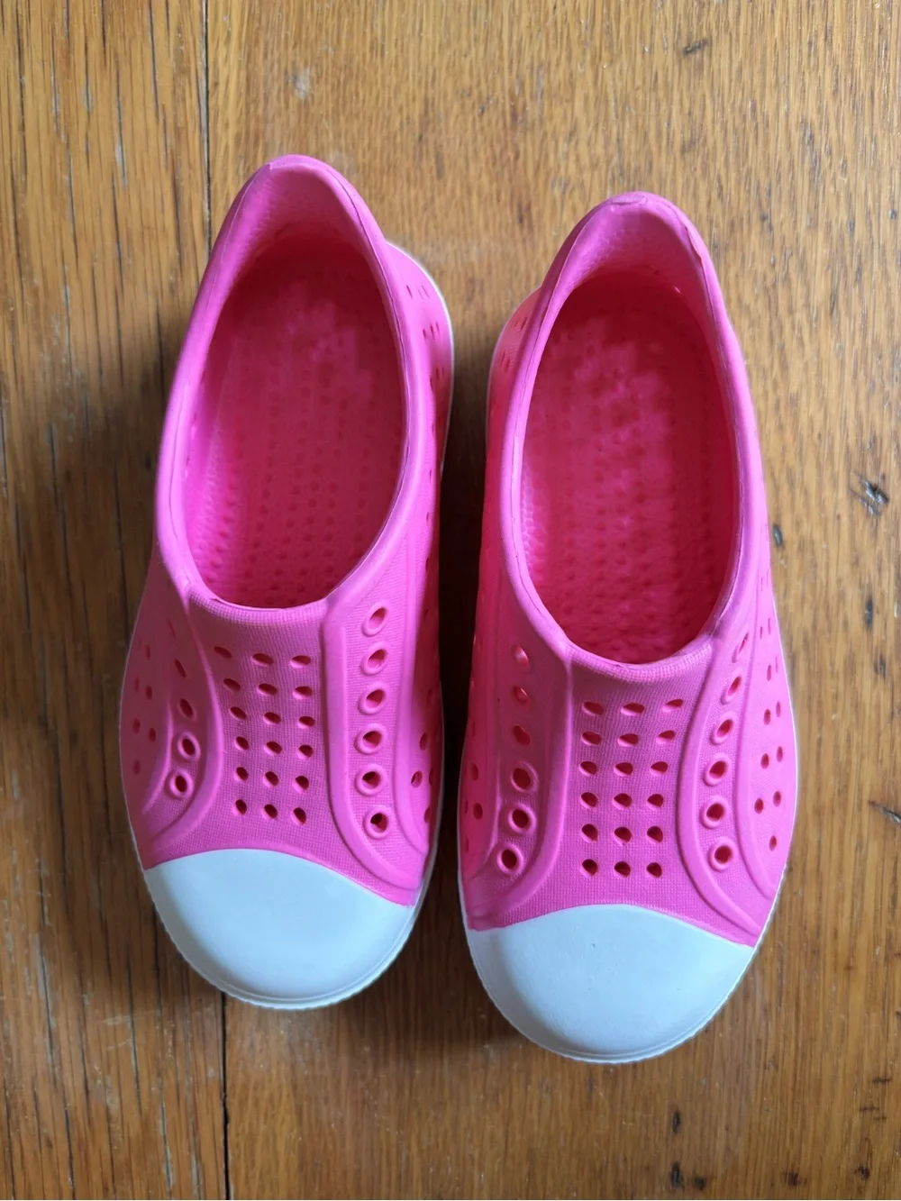 New Wonder Nation Size 7-8 Toddler Pink Slip-On Shoes